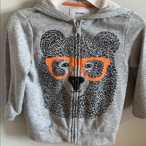 Boys zip up sweatshirt